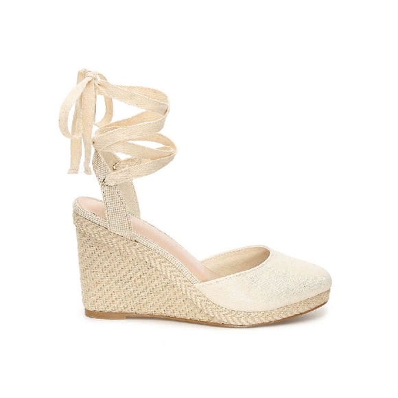 Kelly & Katie Shoes - • kelly & katie • wedge espadrille sandal